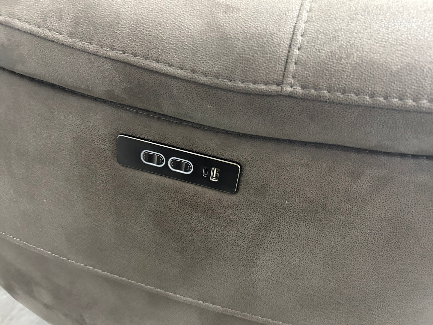 Carlin Fabric Power Reclining Sectional + Power Headrests