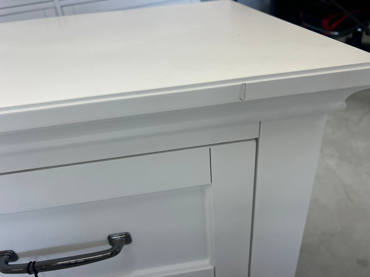 5 pc White king bedroom set