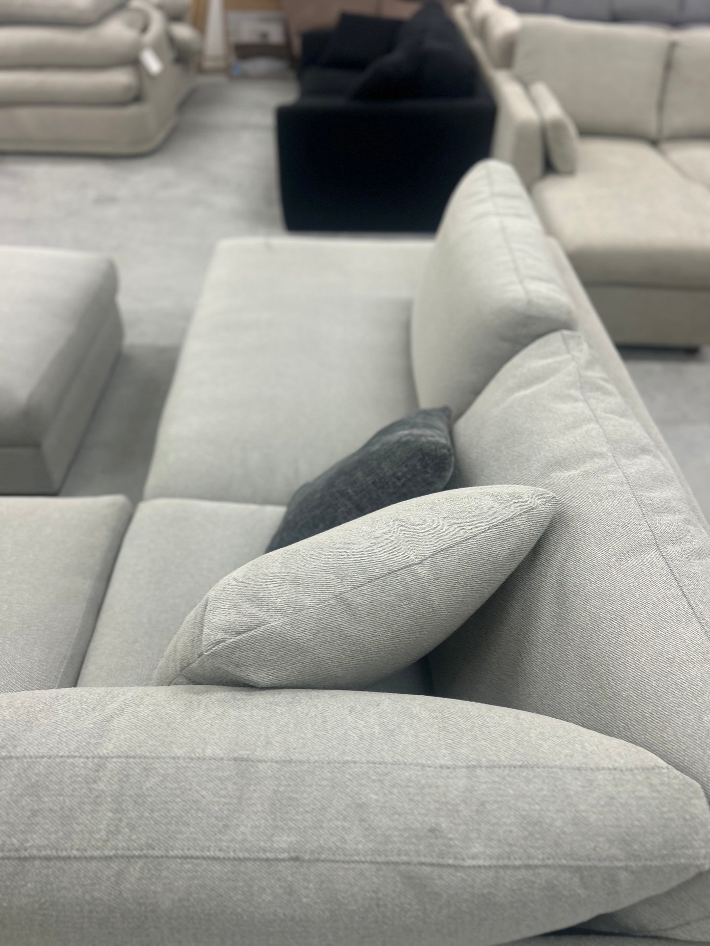 Henredon Larkin House Deep Seating Sectional + Ottoman